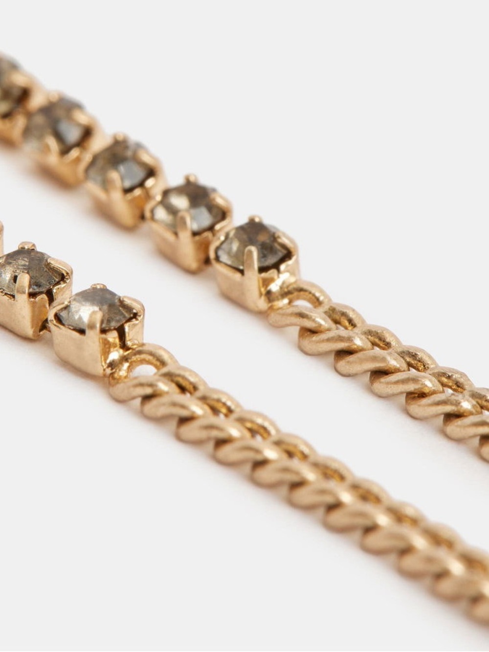 All Saints Kirsty Curb Chain Loop Earrings - Picture 9 of 11